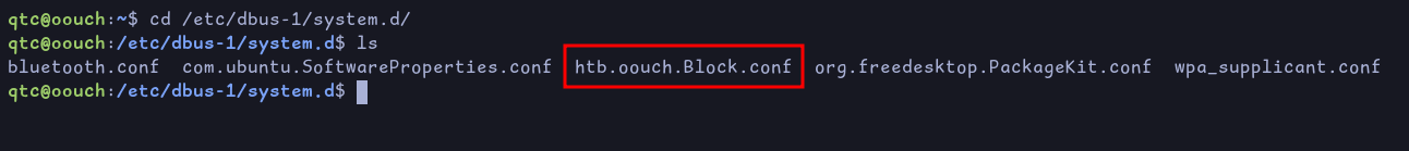 htb.oouch.Block’s config file