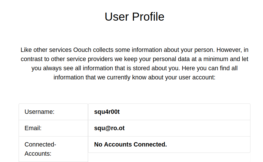 No Accounts Connected.