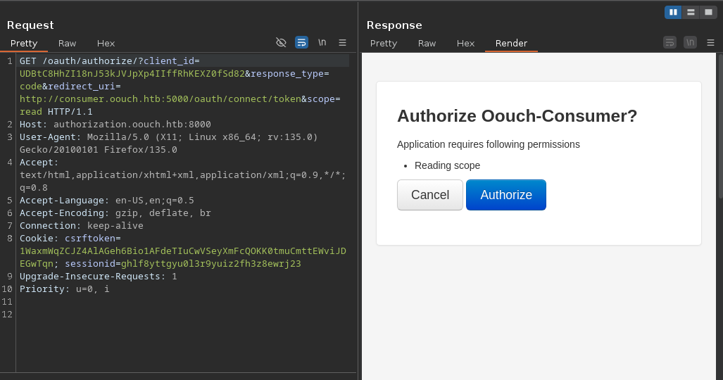 Authorization Prompt in Burp